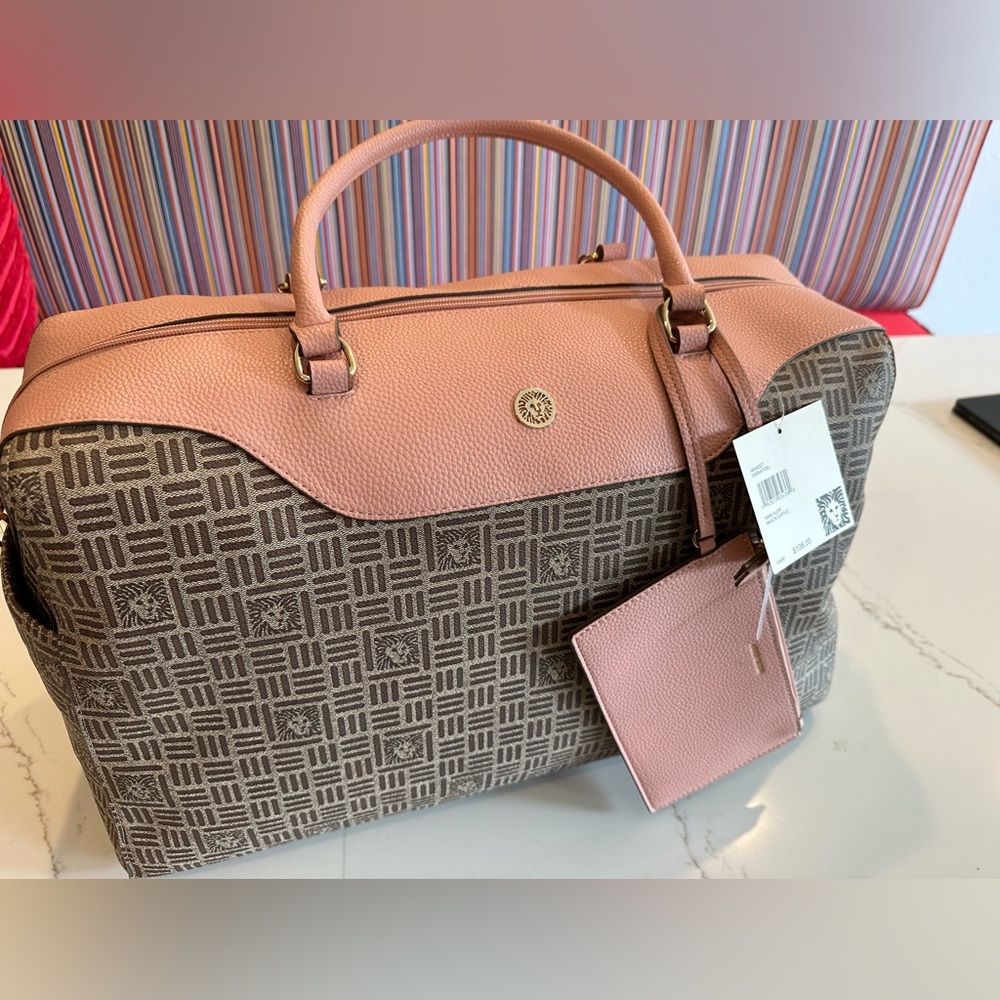 Anne Klein weekender bag